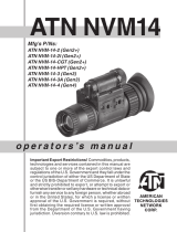 ATN Multi Purpose Night Vision NVM14-3 User manual
