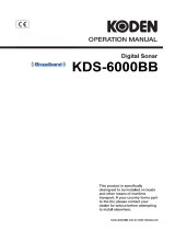 Koden KDS-6000BB Operating instructions
