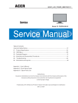 Acer P203W User manual