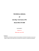 JETWAY NLBT-I1900-2L Series Technical Manual