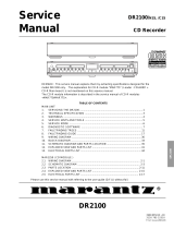 Marantz DR2100 User manual
