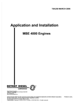 Detroit Diesel MBE4000 Application And Installation Manual