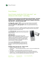 Sony Ericsson Cyber-shot C905 Supplementary Manual