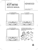 Kenwood KVT-M700 User manual