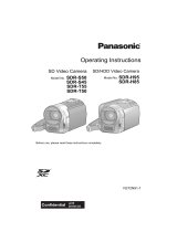 Panasonic SDR-H95 User manual