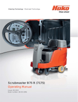 Hako Scrubmaster B75R Owner's manual