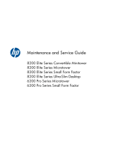 HP Compaq Elite 8200 USDT User manual