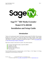 SageTV STX-HD100 Installation guide