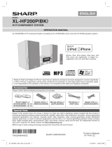 Sharp XL-HF200P(BK) User manual