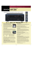 Denon AVR-1804 User manual