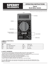 Sperry instruments DM4050 Operating instructions