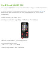 Nokia 208 User manual