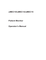 Mindray uMEC12 User manual