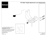 Steelcase 457 Rally Chair Height Adjustment Lever Assembly Instructions