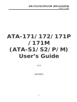 WELLTECH ATA-171M User manual
