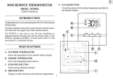 Oregon Scientific MTR101 User manual