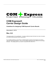 kontron COMe Eval Carrier2 T10 User guide