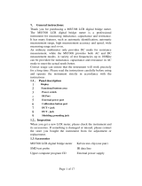 Mastech MS5308 User manual