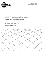 AT&T System 85 User manual