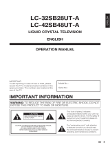 Sharp LC-32SB28UT-A User manual