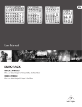 Behringer UB502 User manual