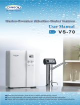 Chanson Water Under-Counter Alcaline Water Ionizer User manual
