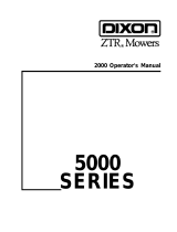 Dixon ZTR 5023 User manual