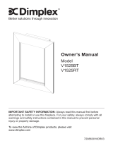 Dimplex V1525RT Owner's manual