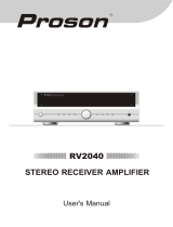 Proson RV2040 User manual