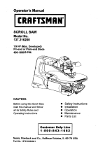 Craftsman 137216200 Owner's manual