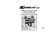 Cashscan MSB-30 User manual