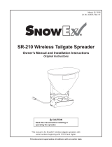 SnowEx SR-210 Owner's Manual and Installation Instructions