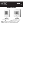 Carrier Programmable Thermostats User manual