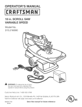 Craftsman 315216090 Owner's manual