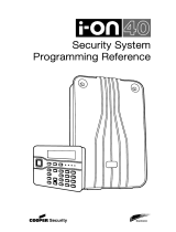 Cooper Security i-On 40 Installation guide