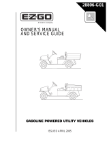 E-Z-GO 28806-G01 Owner's manual