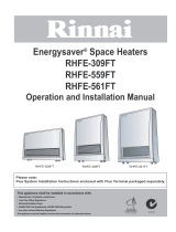 Rinnai Energysavers RHFE-561FT User manual