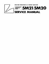 Luxman 5M20 User manual