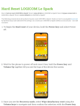 Logicom Le Spark Hard reset manual