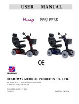 HEARTWAY PF6 & PF6K Mobility Scooter User manual