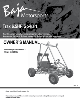 Baja motorsports Trax Owner's manual