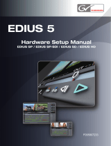 GRASS VALLEY EDIUS 5 Hardware Setup Owner's manual