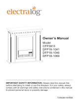 Dimplex ELECTRALOG CFP3913 Owner's manual