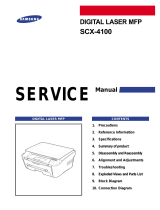 Samsung SCX SCX-4100 User manual