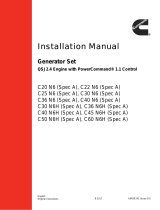 CUMMINS C45 N6H Installation guide