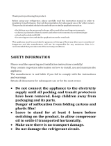 Hoover HOCE3T618FSK User manual