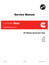 CUMMINS KV Series User manual