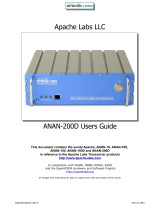 Apache Labs ANAN-200D User manual