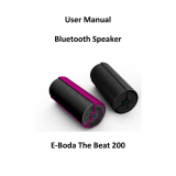 E-Boda The Beat 200 User manual