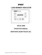 PAT DS 50 User manual